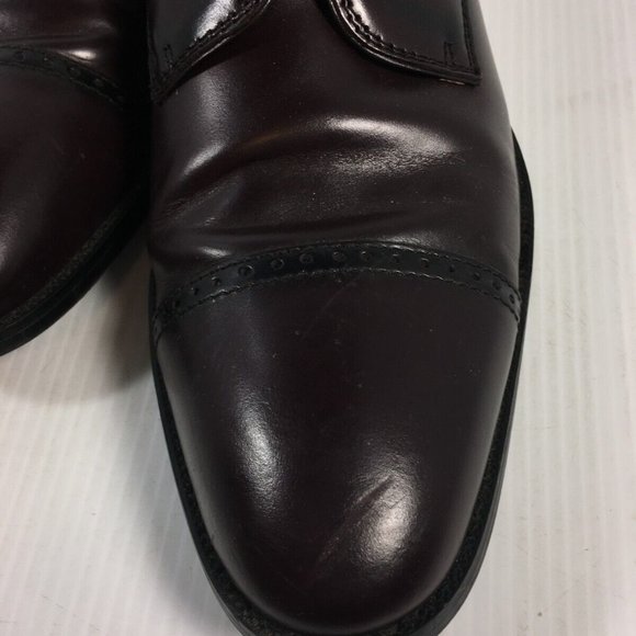 Joseph Abboud Mens Shoes Size 10.5 Cap Toe Oxfords Cordovan Burgundy 61-91109 main image 7